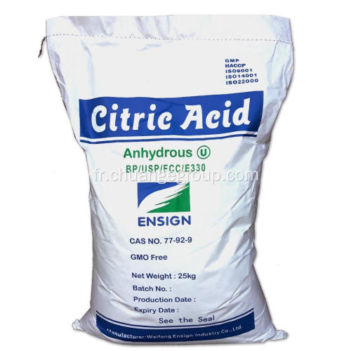 Citric Acid Anhydres TTCA / Ensign / Union Marque